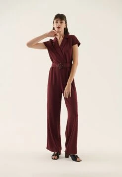 Anna Field Jumpsuit - Bordeaux -Dameskledingwinkel 00aed5d969a84cfca016e1efbc0b2df7