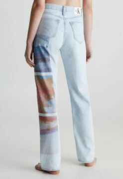Calvin Klein Jeans High Rise Printed - Straight Leg Jeans - Denim Light -Dameskledingwinkel 00bd63048ee84ac0bfde9ec84cddfb9c