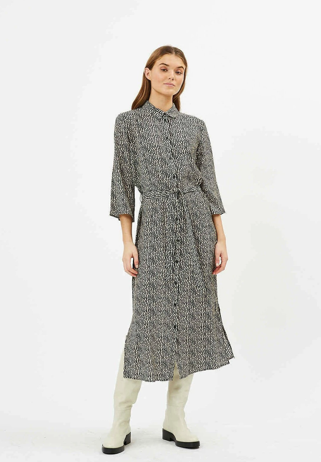 Minimum Norri - Blousejurk - Beige 3 Minimum Norri - Blousejurk - Beige