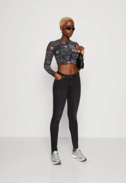 Lee Scarlett High - Jeans Skinny Fit - Tingled Black -Dameskledingwinkel 1c2f4d11c4414355a0d4ff2e62667ce6