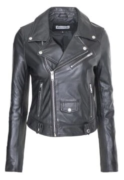 Jacket - Leren Jas - Black -Dameskledingwinkel 1f416d41000340fbb4e77cae61e45de4