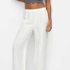 PULL & BEAR Flowing Faded - Broek - White -Dameskledingwinkel 212c019c7ee049d3ba214421fc7cade5