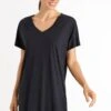 HANRO Laura - Nachtjapon - Midnight -Dameskledingwinkel 26d29d1b670e475199b0aab821a89f48