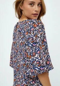 Minus Selia 3/4 Sleeve- Blouse - Ash Rose Print -Dameskledingwinkel 2a85ae4486634f4cb586d8b84444357e