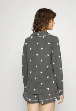 Anna Field Pyjama - Dark Grey/Pink -Dameskledingwinkel 2a8acec178724d569337a035ed5901d7