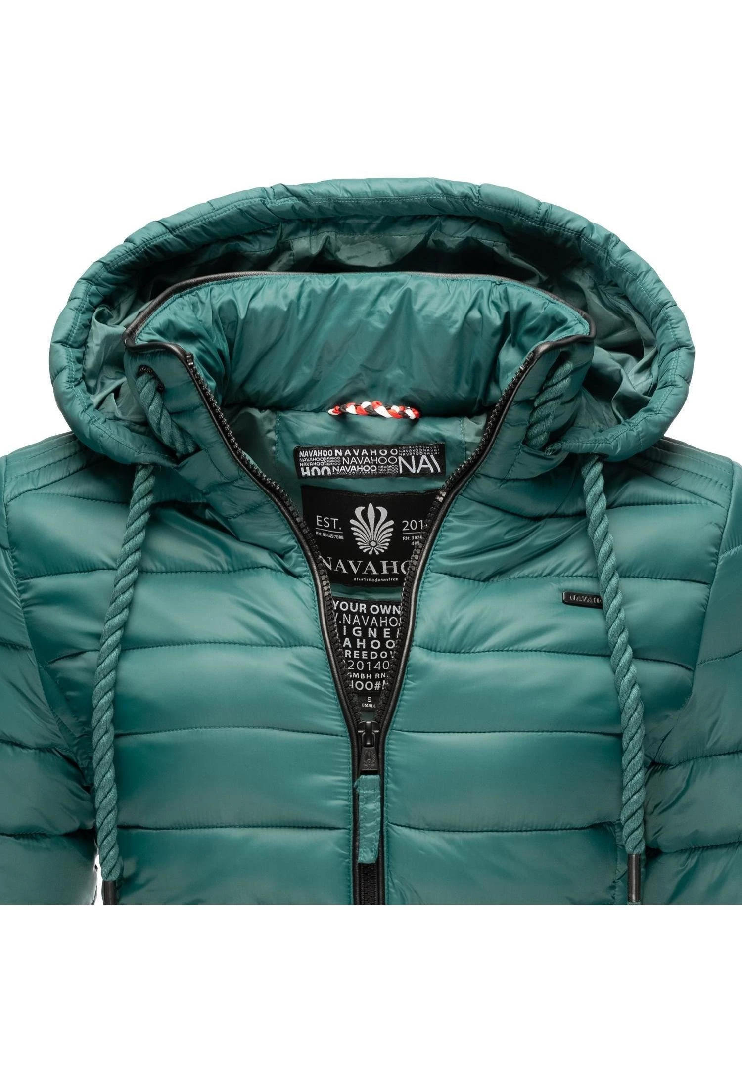 Navahoo Lulana - Jas - Petrol Melange 11 Navahoo Lulana - Jas - Petrol Melange - Afbeelding 9