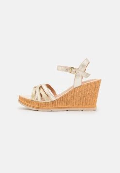 Tamaris Sandalen Met Hoge Hak - Light Gold -Dameskledingwinkel 3010a3c3ddf74c32be6253f38250f3d5