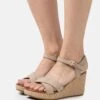 Anna Field Leather - Sandalen Met Hoge Hak - Grey -Dameskledingwinkel 3d1ad21c84a242f4a6d83de655711570
