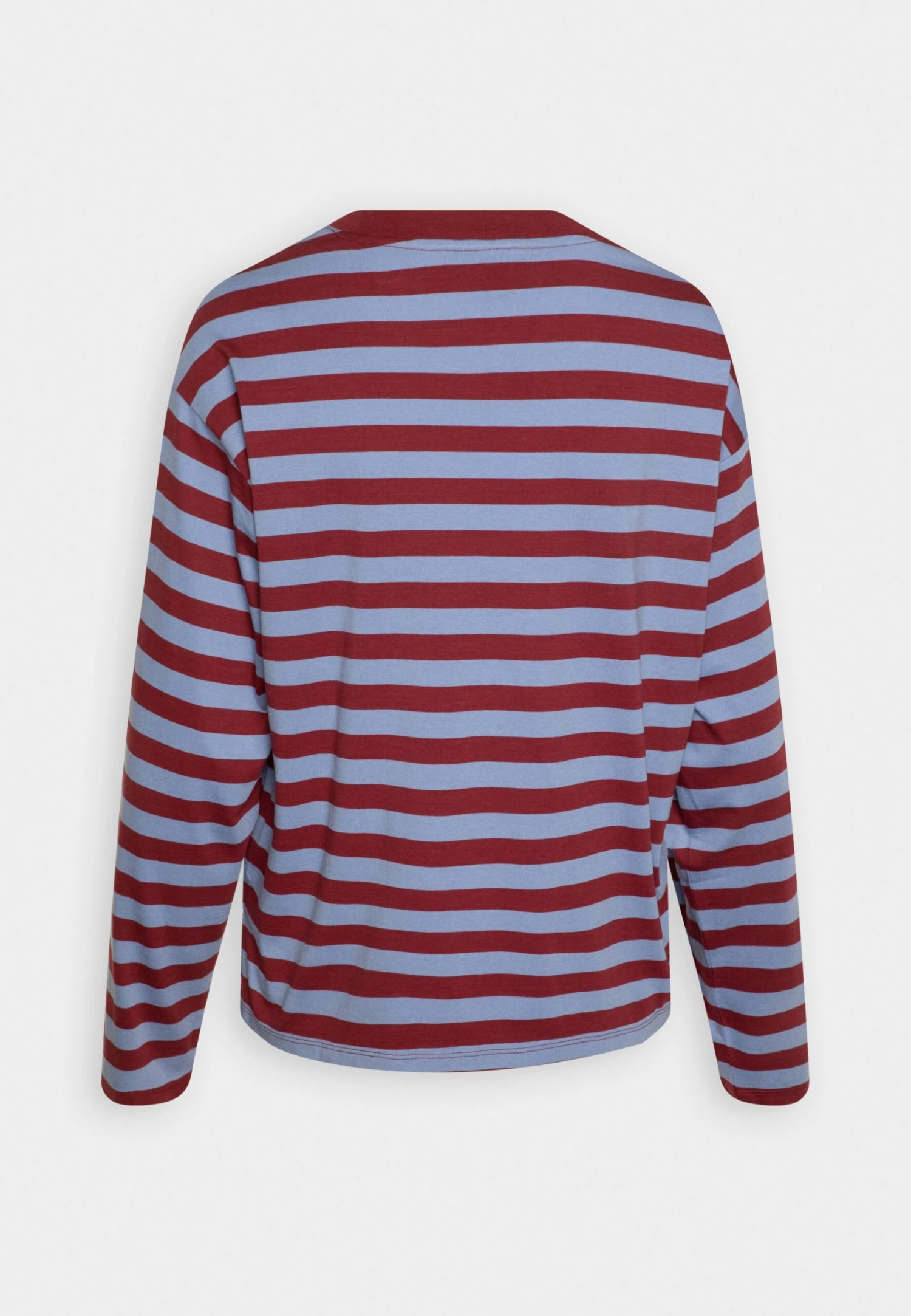 Monki Longsleeve - Dark Red/Blue 8 Monki Longsleeve - Dark Red/Blue - Afbeelding 6