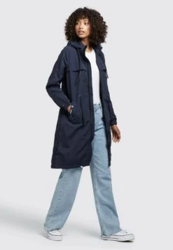 Khujo Mantel Voya3 - Parka - Dunkelblau -Dameskledingwinkel 433a8098a6d645ada8a119fe1e69b0be