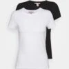 Anna Field 2 Pack - T-Shirt Basic - White/Black 2 Anna Field 2 Pack - T-Shirt Basic - White/Black -Dameskledingwinkel 43c6ecf930ec4d3bbf6741626656699c