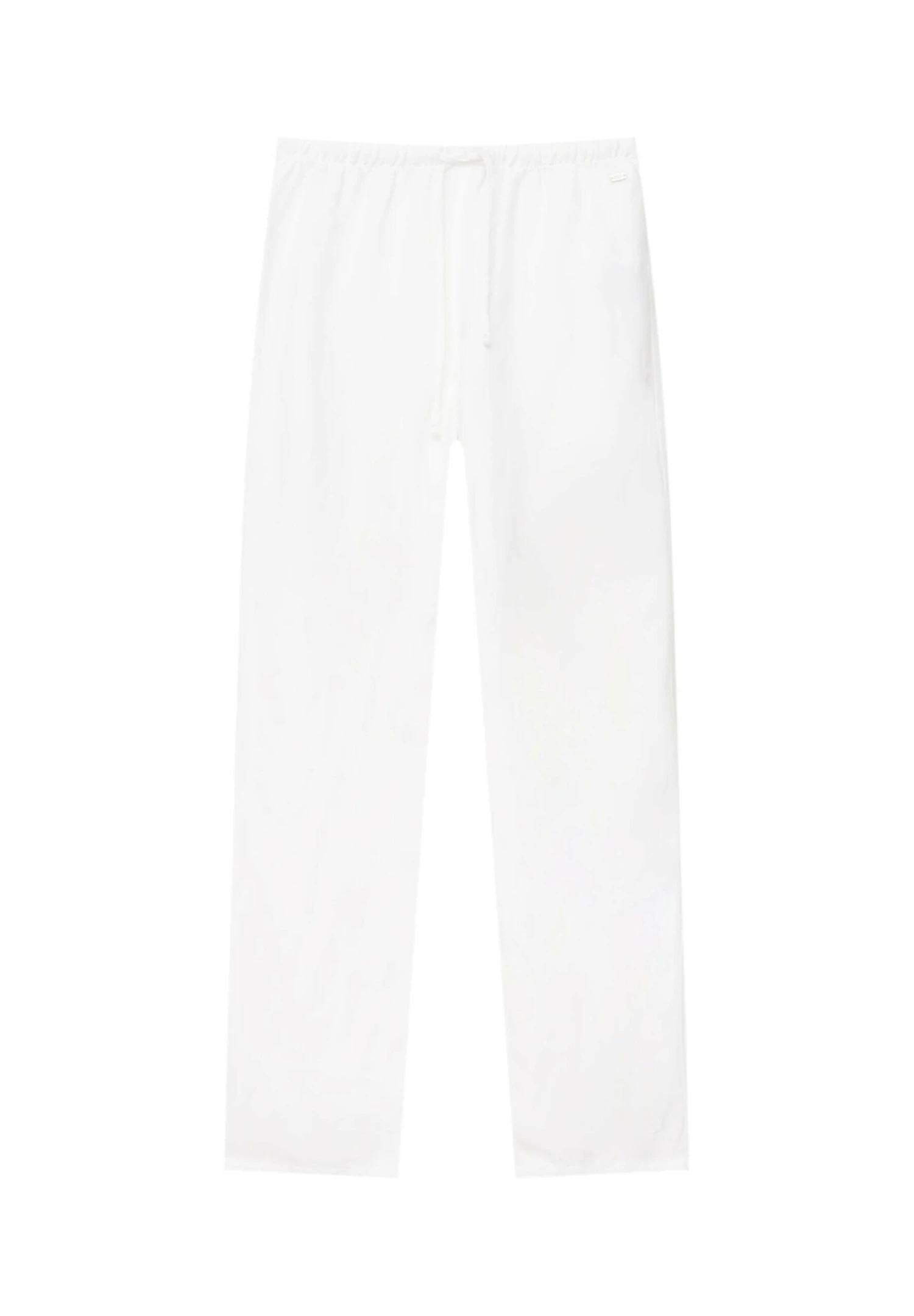 PULL & BEAR Flowing Faded - Broek - White 7 PULL & BEAR Flowing Faded - Broek - White - Afbeelding 5