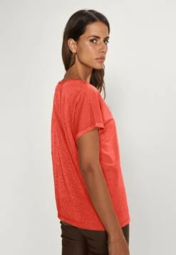 Mos Mosh Kay Tee - T-Shirt Basic - Burnt Ochre 9 Mos Mosh Kay Tee - T-Shirt Basic - Burnt Ochre -Dameskledingwinkel 45c65f848abe41c5877ff51741a019f5