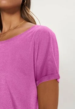 Mos Mosh Kay Tee - T-Shirt Basic - Vivid Viola 11 Mos Mosh Kay Tee - T-Shirt Basic - Vivid Viola -Dameskledingwinkel 4709a0627ab34dd095b85e7659f6456e