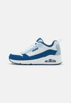 Uno - Sneakers Laag - Blue/White -Dameskledingwinkel 48bc7ceb325446bc903716d36adc9d5c