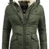 Navahoo Megan - Winterjas - Olive Green -Dameskledingwinkel 6786c3b05c684375ad4c775d3e21fe26