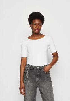 Anna Field T-Shirt Print - Dark Yellow/White -Dameskledingwinkel 6b6a00b368df458aaf5c91a85226b3ba