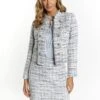 Faina Bouclé - Blazer - Blau Mehrfarbig 2 Faina Bouclé - Blazer - Blau Mehrfarbig -Dameskledingwinkel 6c134383c42f47feaf2801ae13672274