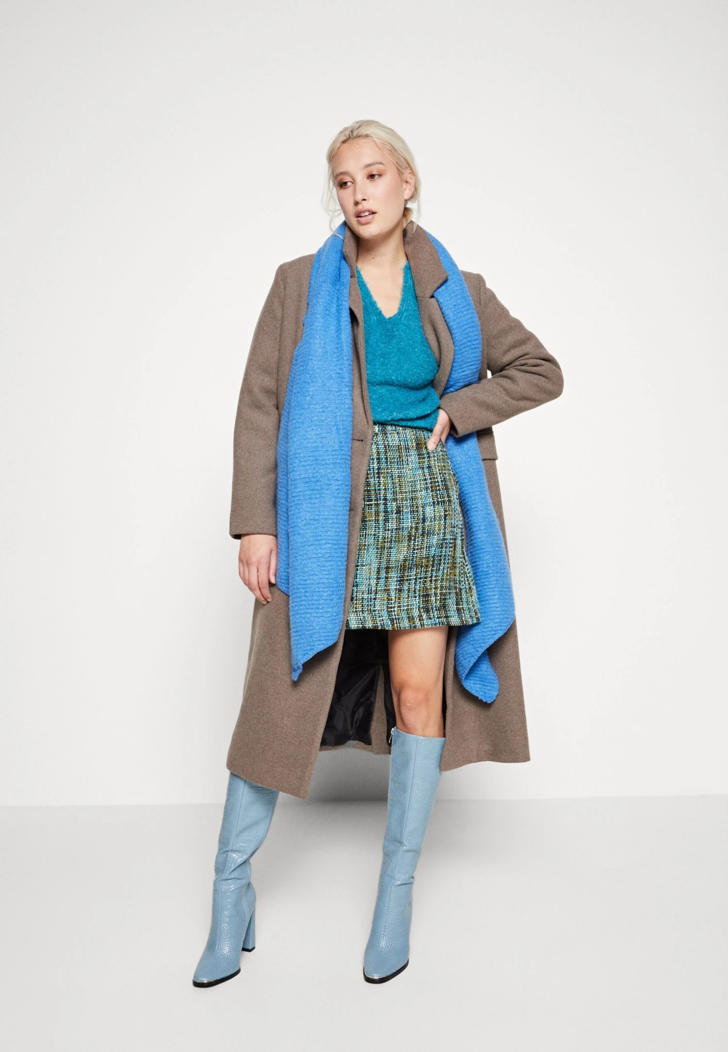 Vero Moda Vmvenetavega Long Wool Coat - Mantel - Chocolate Chip/Solid 4 Vero Moda Vmvenetavega Long Wool Coat - Mantel - Chocolate Chip/Solid - Afbeelding 2