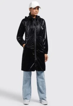 Khujo Marthe - Regenjas - Schwarz -Dameskledingwinkel 71d7d9eb675f4c099bb49b2c961a9636