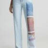 Calvin Klein Jeans High Rise Printed - Straight Leg Jeans - Denim Light -Dameskledingwinkel 83a8cdb9a40845cba55f8e6b654aecf2