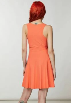 Patrizia Pepe Essential- Jurk - Intense Coral -Dameskledingwinkel 86434886480b48ca8fb9624ffffaf5f9