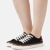 Wide Fit - Sneakers Laag - Black -Dameskledingwinkel 8964a51c6eb948ccb5aab18a72be790d