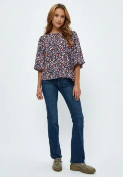 Minus Selia 3/4 Sleeve- Blouse - Ash Rose Print -Dameskledingwinkel 8b1b9e61123b40ba8e2f94883ffe5f70