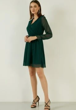 LELA Mini- Jurk - Petrol Blue -Dameskledingwinkel 8d8cc3759043454b8467934ba98d785a