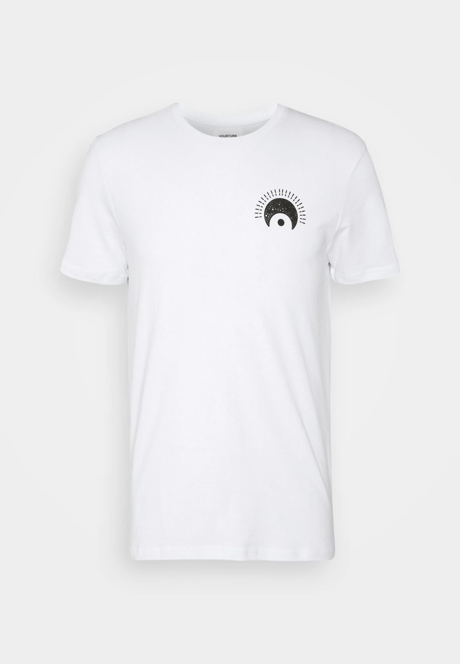 YOURTURN Eye Moon Tee Unisex - T-Shirt Print - White 7 YOURTURN Eye Moon Tee Unisex - T-Shirt Print - White - Afbeelding 5