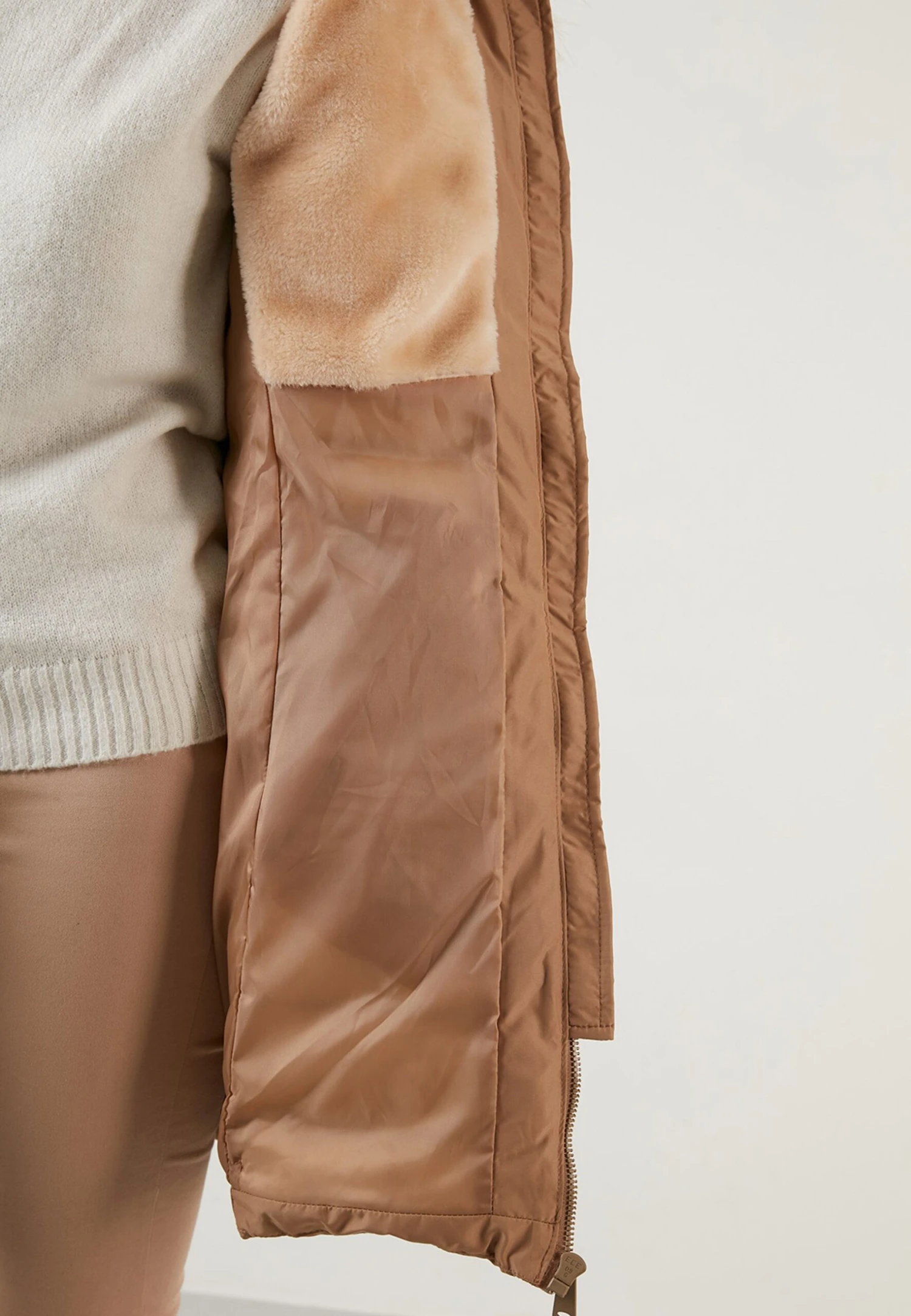 LELA Regular Fit - Winterjas - Camel 7 LELA Regular Fit - Winterjas - Camel - Afbeelding 5