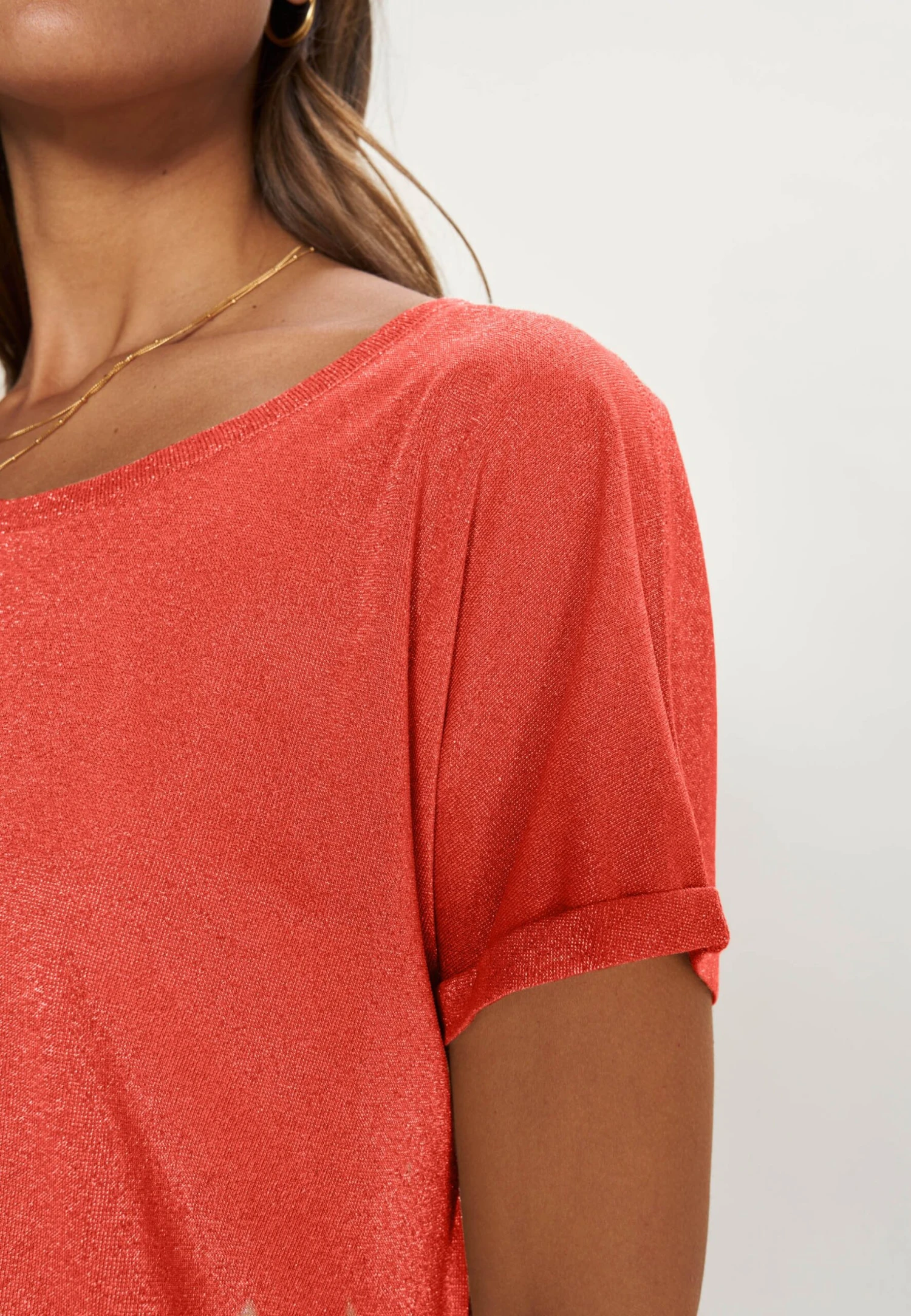 Mos Mosh Kay Tee - T-Shirt Basic - Burnt Ochre 7 Mos Mosh Kay Tee - T-Shirt Basic - Burnt Ochre - Afbeelding 5