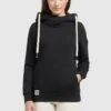 Khujo Rhabea - Hoodie - Schwarz -Dameskledingwinkel a5f7ed74af40494e8bd962a6e3933d34