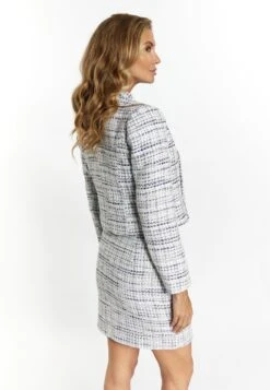 Faina Bouclé - Blazer - Blau Mehrfarbig -Dameskledingwinkel a8aff5df52074495b94d5c7915668390