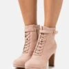 Veterboots - Light Pink -Dameskledingwinkel ae24a3aa17a14e2b8b3a060160935e11