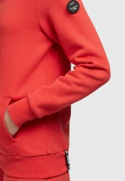 Khujo Rhabea - Hoodie - Rot -Dameskledingwinkel af2745fee34441e1baffc7ec2140154a