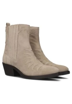 2Paper200-Maat - Cowboy-/Bikerlaarsjes - Beige -Dameskledingwinkel bc7d6fced617410591d268fbbb381f26