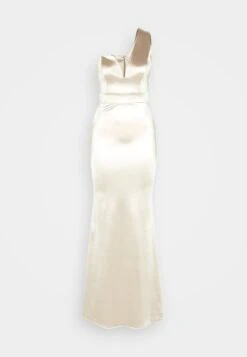Wal G Evalina One Sleeve Maxi - Galajurk - Champagne -Dameskledingwinkel bee91a43ab8a40ddada55014aa995535
