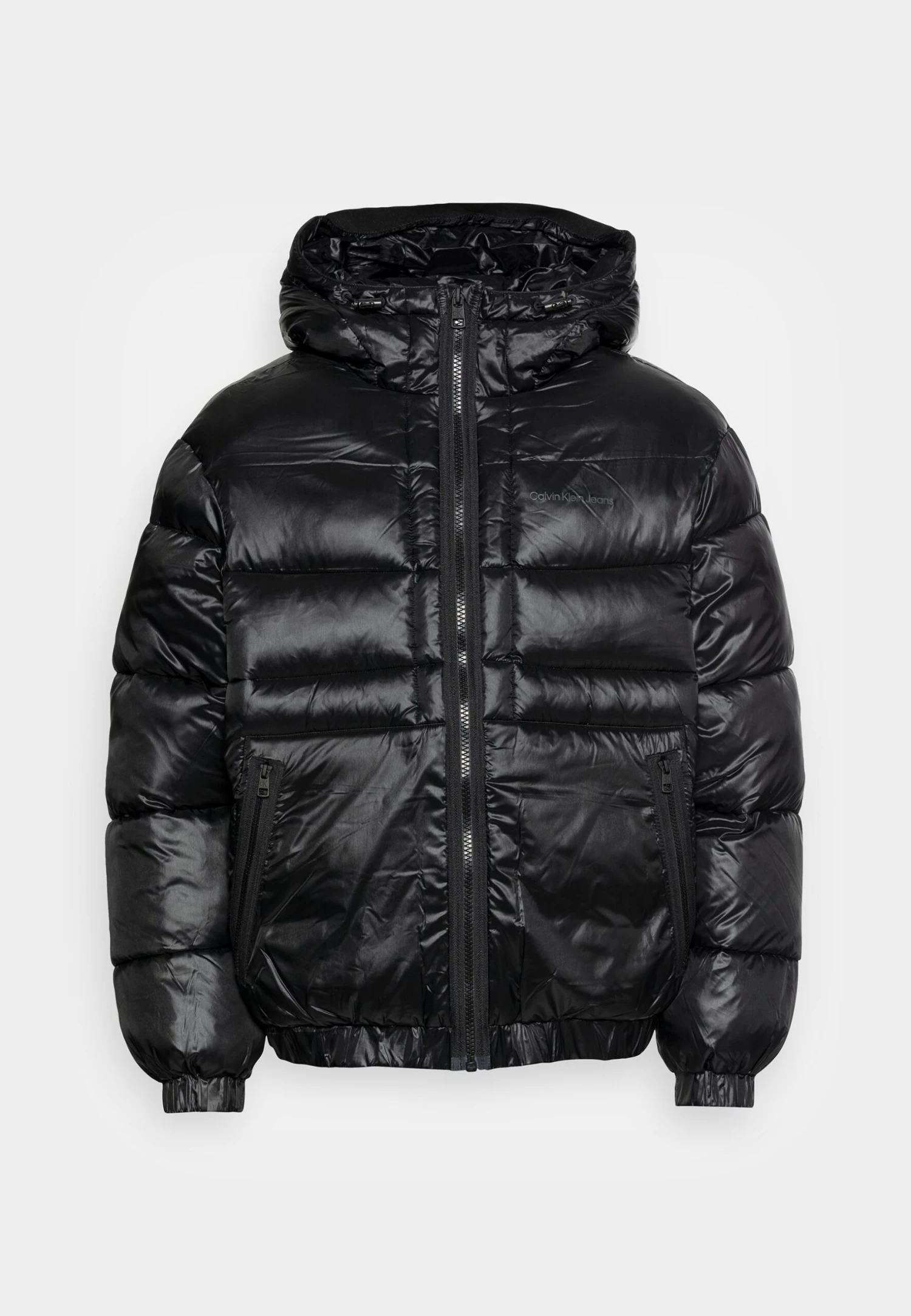 Calvin Klein Jeans Shine Puffer Unisex - Winterjas - Black 6 Calvin Klein Jeans Shine Puffer Unisex - Winterjas - Black - Afbeelding 4