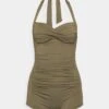 Seafolly Collective Boyleg One Piece - Badpak - Dark Olive -Dameskledingwinkel c5f4df127ee640e3876be959de04ddd3