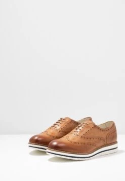 Anna Field Leather - Sportieve Veterschoenen - Cognac -Dameskledingwinkel c63208e013b947dc987ae4c00b94aaef