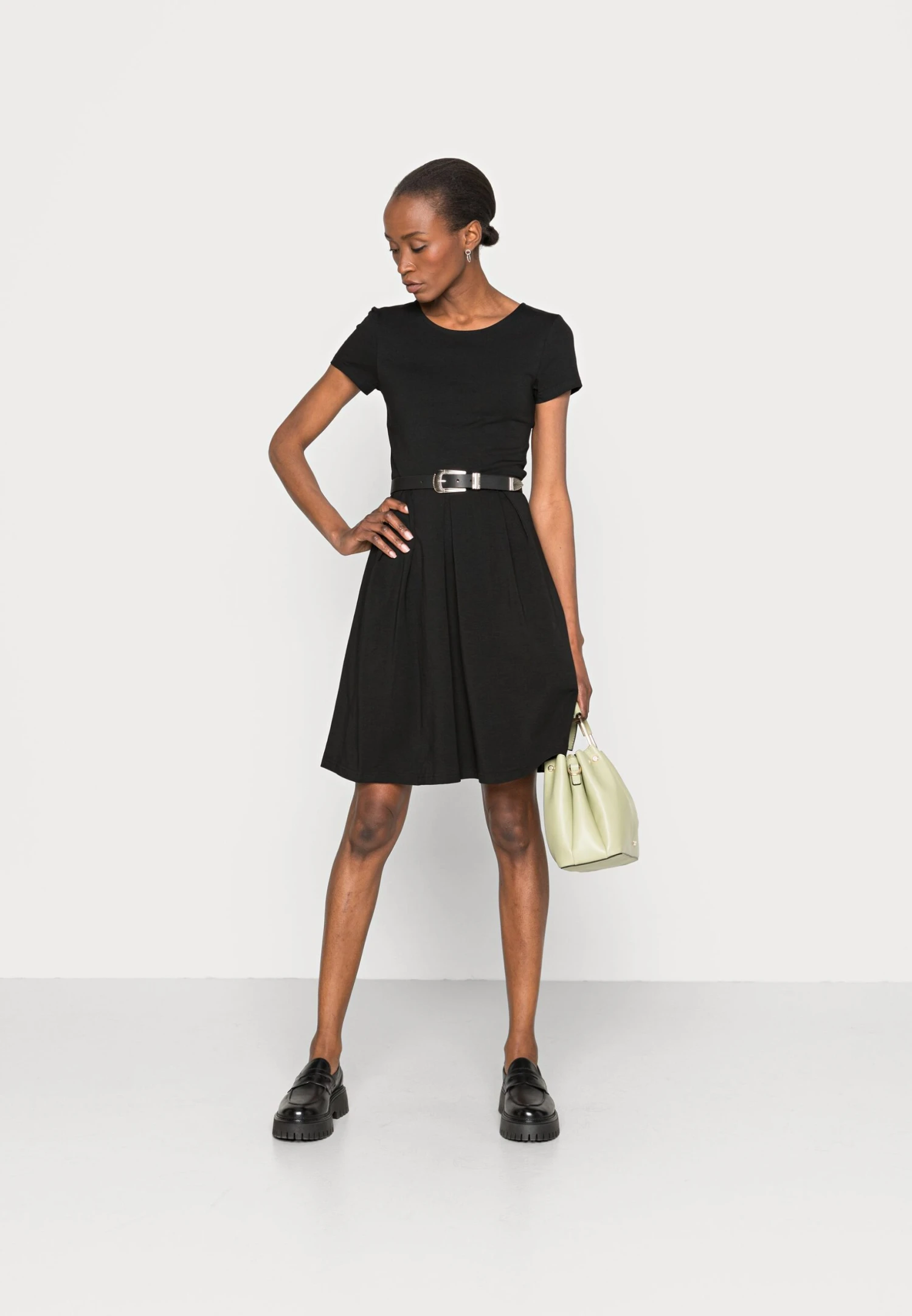 Anna Field Jerseyjurk - Black 4 Anna Field Jerseyjurk - Black - Afbeelding 2