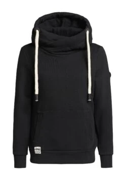 Khujo Rhabea - Hoodie - Schwarz -Dameskledingwinkel dab36ded842544a5a5880cd51556f0ea
