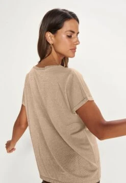 Mos Mosh Kay Tee - T-Shirt Basic - Gold 9 Mos Mosh Kay Tee - T-Shirt Basic - Gold -Dameskledingwinkel de9532f1c79845749d31cd33d95af152