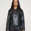 Mos Mosh Cami Leather Jacket - Leren Jas - Black -Dameskledingwinkel dec558f71718456ab09b38b42f0f125d