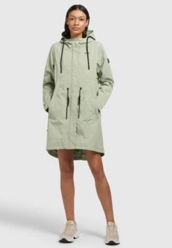 Khujo Adda - Halflange Jas - Blassgrün -Dameskledingwinkel e23b8617015149a1b5641cc993806965