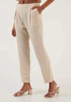 LELA Slim Fit - Broek - Stone -Dameskledingwinkel ef05998f614d4ccea081ae2df5bf9eb5