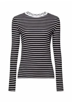 ESPRIT Muschelkante Am Ausschnitt - Longsleeve - Black -Dameskledingwinkel ef52ebfe08014ca0afa51e842691089a