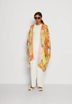 Farm Rio Beach Toucans Scarf Kimono - Lichte Jas - Multicolor -Dameskledingwinkel f0a9096c8daf4fd0a95d9a0147996498