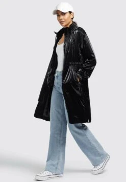 Khujo Marthe - Regenjas - Schwarz -Dameskledingwinkel f155c0cb451f417fb36a11da06e440be